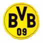Preview: Borussia Dortmund BVB Kissen rund Logo 42 cm